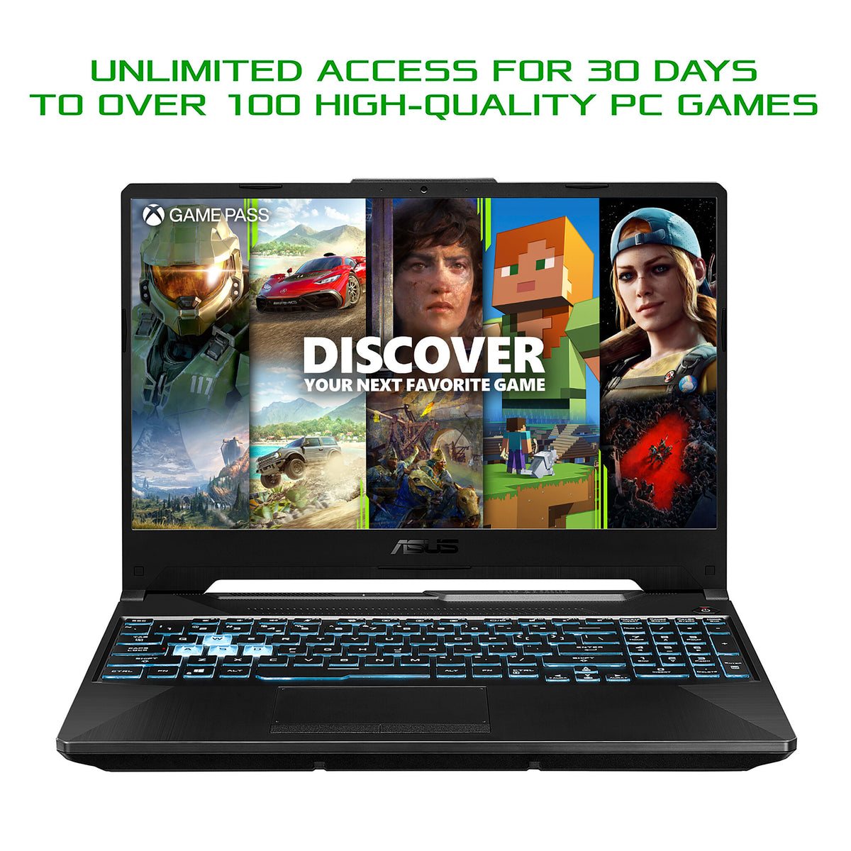 ASUS TUF Gaming A15 Laptop 39.6 cm - (15.6") - AMD Ryzen™ 5 7535HS - 8 GB DDR5-SDRAM - 512 GB SSD - NVIDIA GeForce RTX 3050 - Wi-Fi 6 - Windows 11 Home - Black