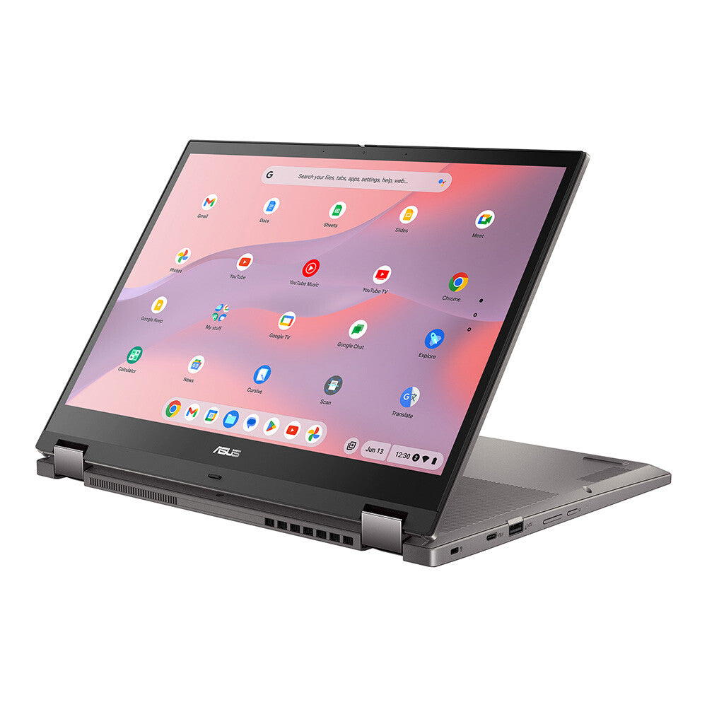 ASUS Chromebook CX34 Flip - 35.6 cm (14&quot;) - Touchscreen - Intel® Core™ i7-1255U - 8 GB LPDDR4x-SDRAM - 512 GB SSD - Wi-Fi 6E - ChromeOS - Grey