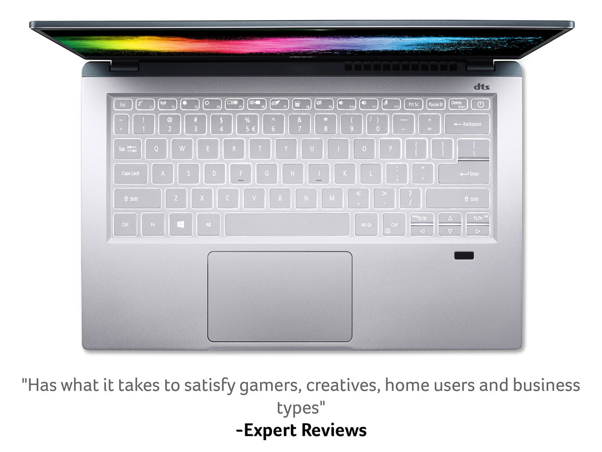 Acer Swift X Laptop - 35.6 cm (14") - AMD Ryzen 5 5600U - 8 GB LPDDR4x-SDRAM - 512 GB SSD - NVIDIA GeForce RTX 3050 - Wi-Fi 6 - Windows 11 Home - Blue / Silver