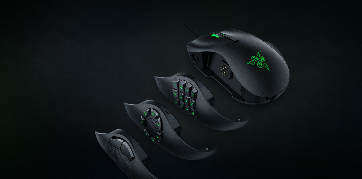 Razer Naga Trinity - USB Type-A Optical Mouse - 16,000 DPI