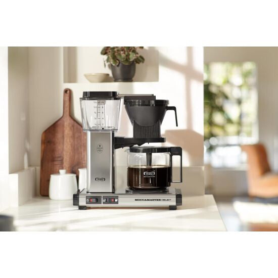 Moccamaster KBG Select - 1.25 Litre Fully-auto Drip coffee maker in Silver