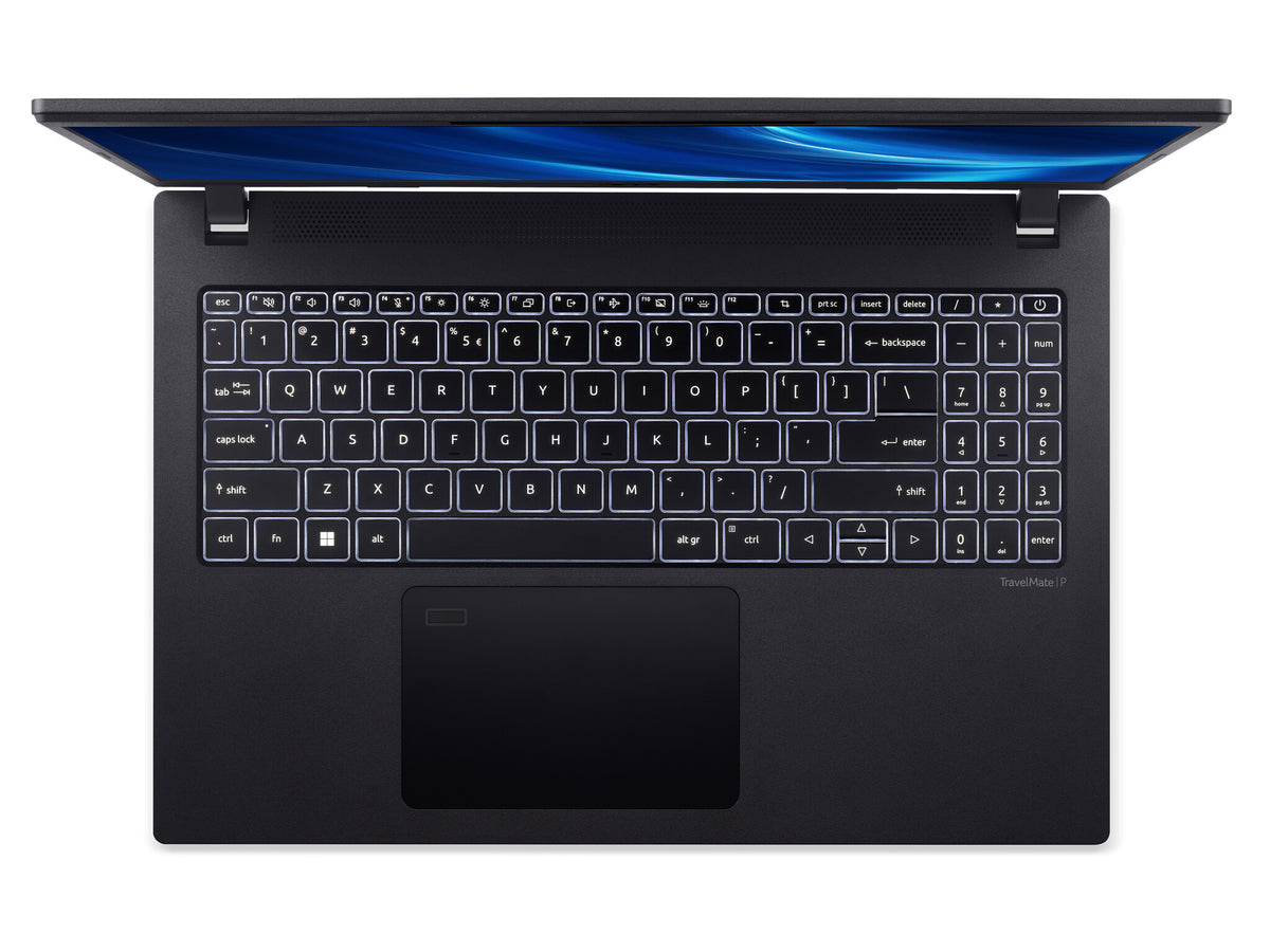 Acer TravelMate P2 Laptop - 39.6 cm (15.6") - Intel® Core™ i7-1255U - 16 GB DDR4-SDRAM - 512 GB SSD - Wi-Fi 6 - Windows 11 Pro - Black