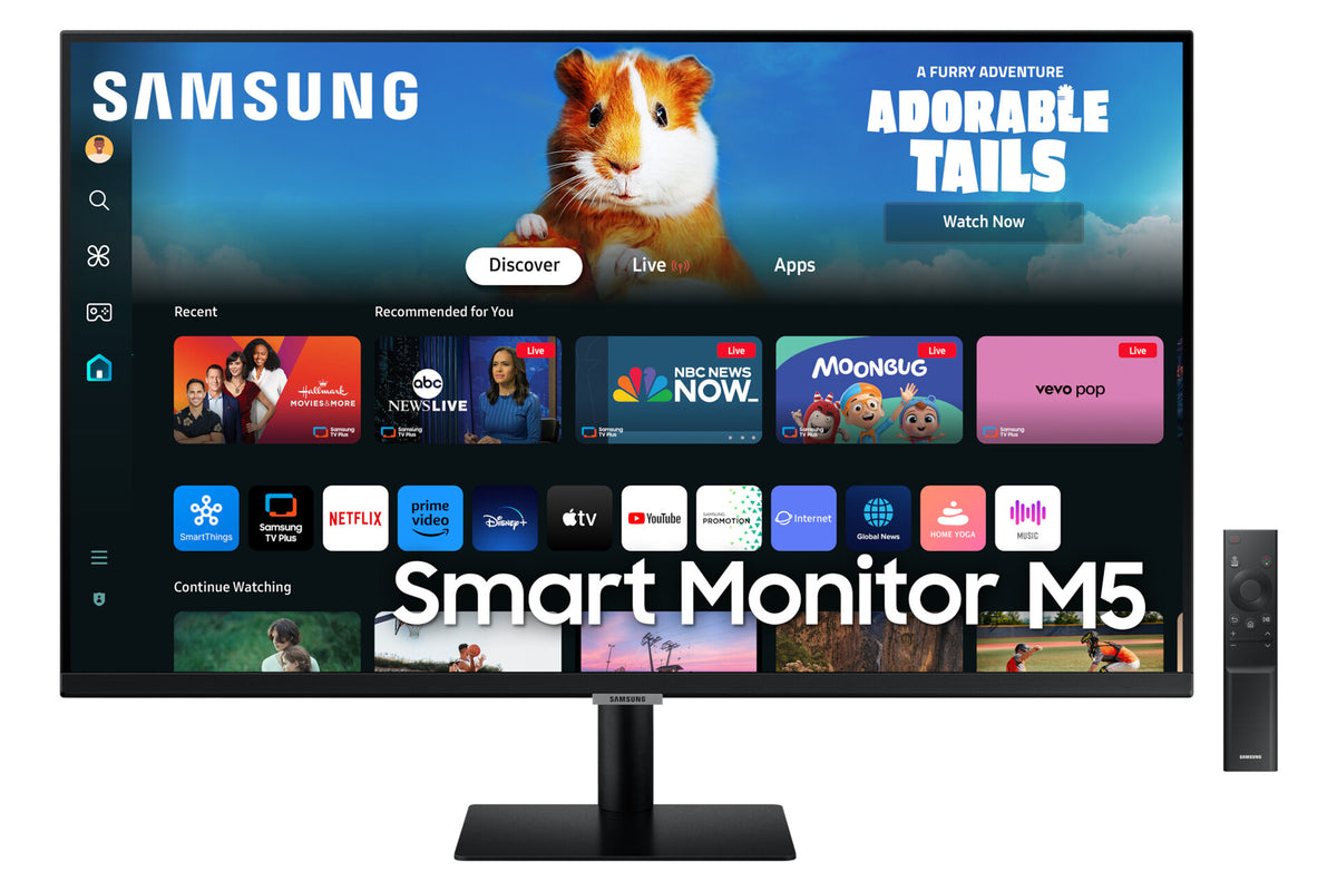 Samsung M50D - 81.3 cm (32") - 1920 x 1080 pixels Full HD LED Smart Monitor with Speakers and Remote