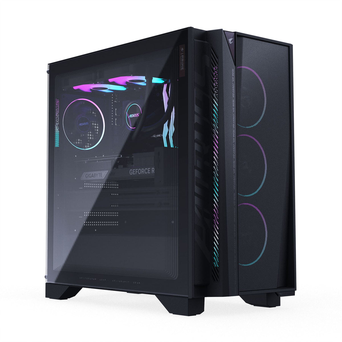 GIGABYTE AORUS PRIME 5 Gaming Desktop PC - AMD Ryzen 7 9800X3D, RTX 5070 Ti 16G, 32GB DDR5-SDRAM, 2000GB SSD, Windows 11 Home