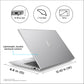 HP ZBook Firefly 14 G10 Laptop - 35.6 cm (14") - Intel® Core™ i7-1355U - 16 GB DDR5-SDRAM - 1 TB SSD - NVIDIA RTX A500 - Wi-Fi 6E - Windows 11 Pro - Silver