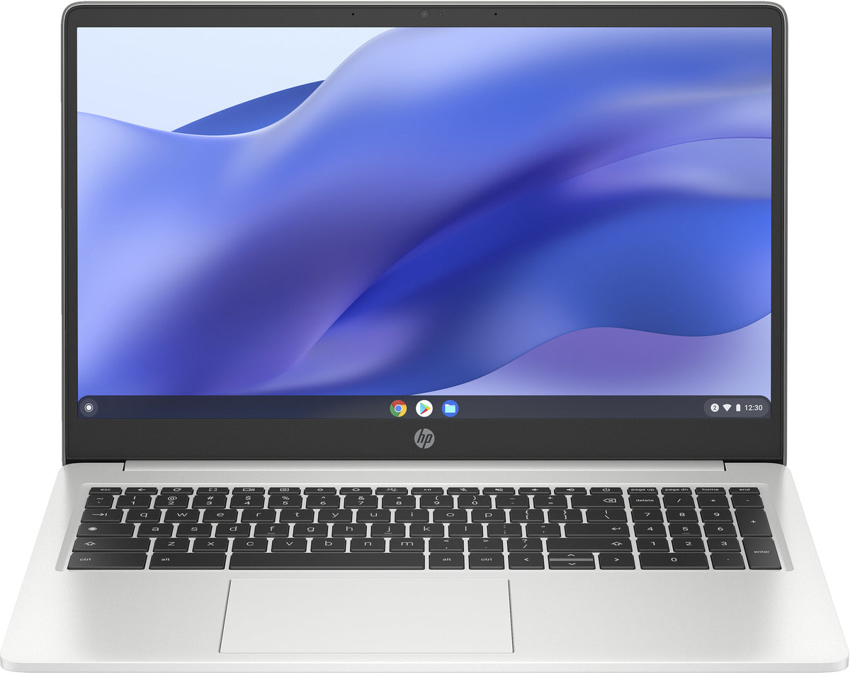 HP Chromebook 15a Laptop - 39.6 cm (15.6&quot;) - Intel® Pentium® Silver N6000 - 4 GB LPDDR4x-SDRAM - 128 GB eMMC - Wi-Fi 5 - ChromeOS - Silver