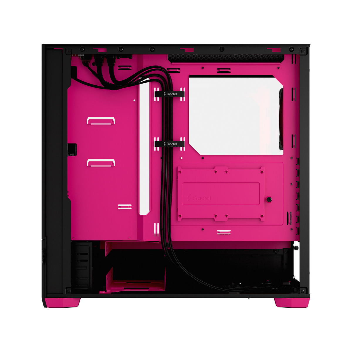 Fractal Design Pop Air - ATX Mid Tower Case in Black / Magenta