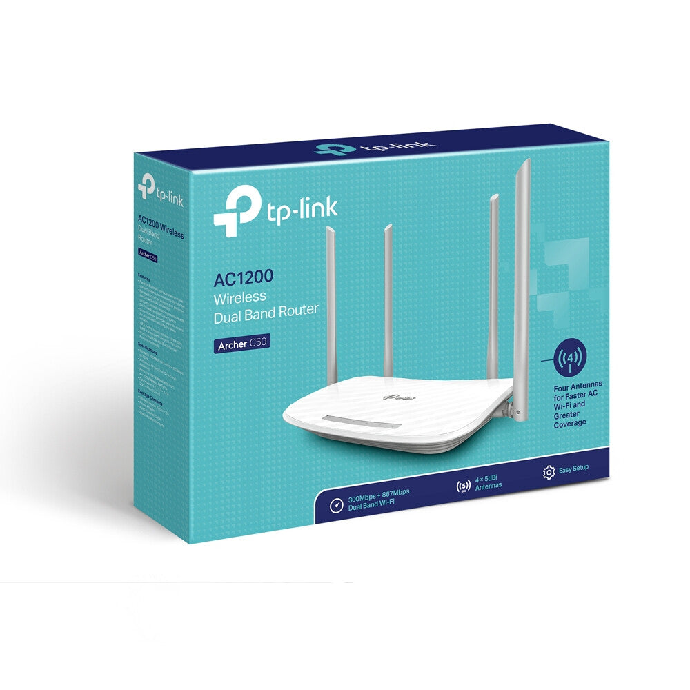 TP-Link AC1200 - Fast Ethernet Dual Band (2.4 GHz / 5 GHz) WiFi wireless router