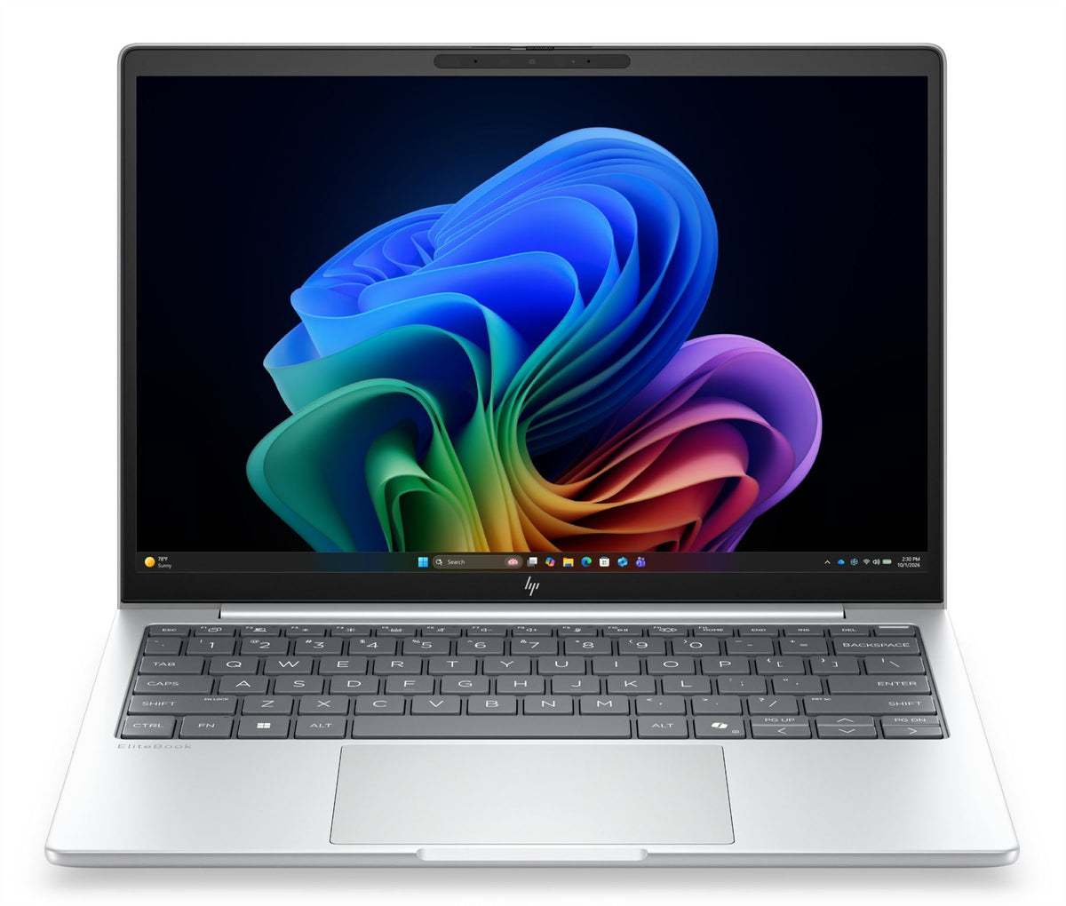 HP E15CMAT laptop Copilot+ PC Intel Core Ultra 7 33.8 cm (13.3") WUXGA 16 GB LPDDR5x-SDRAM 512 GB SSD Wi-Fi 7 (802.11be) Windows 11 Pro Silver