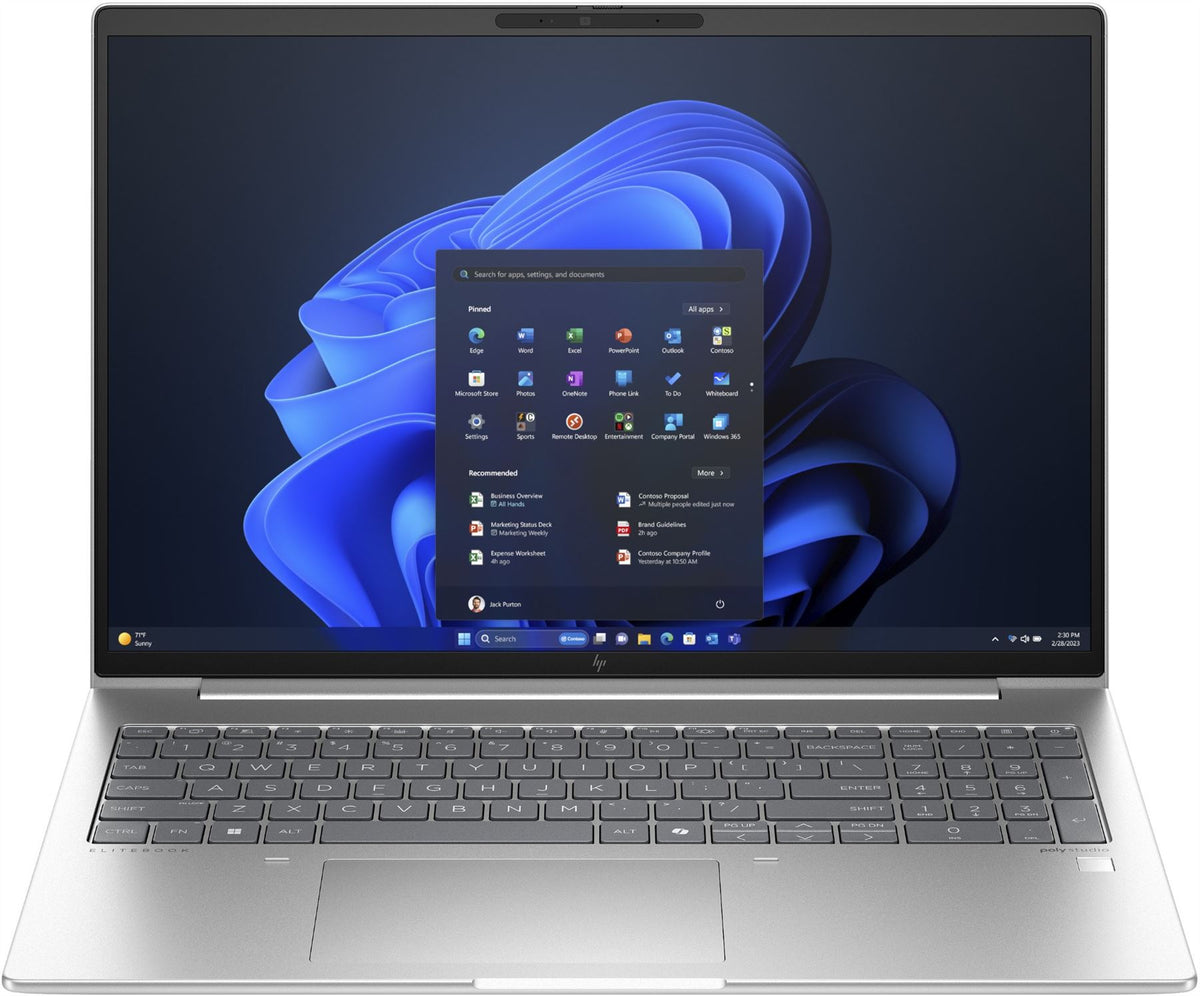 HP EliteBook 665 G11 AMD Ryzen� 5 7535U Laptop 40.6 cm (16") WUXGA 16 GB DDR5-SDRAM 512 GB SSD Wi-Fi 6E (802.11ax) Windows 11 Pro Silver