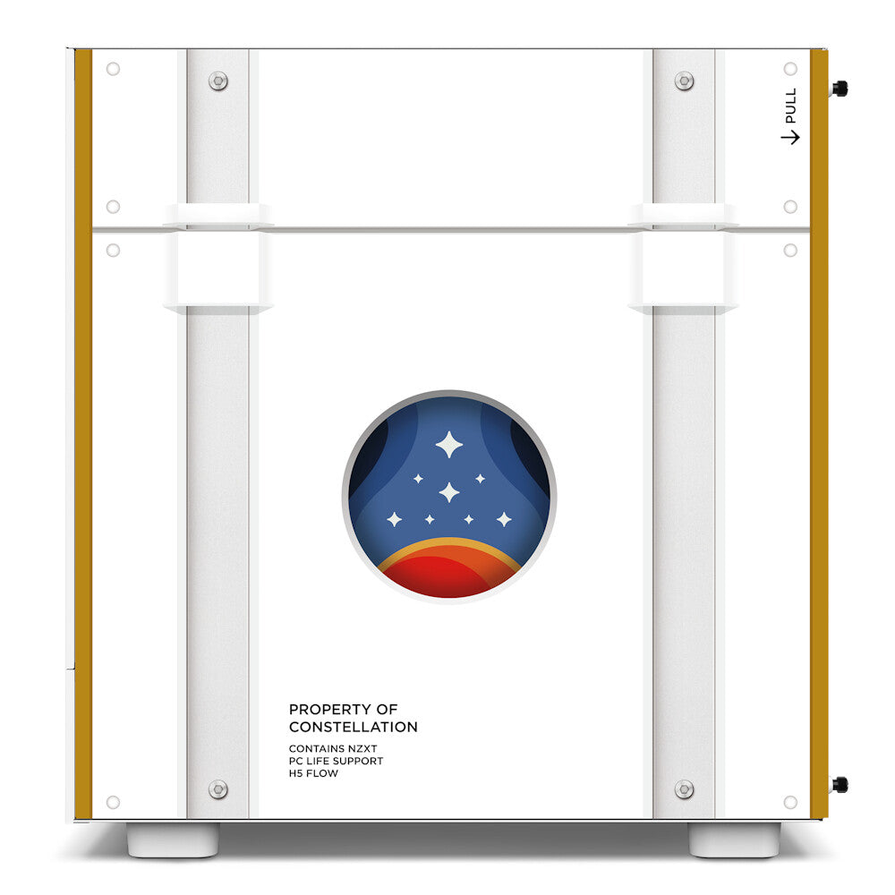 NZXT H5 Flow "Starfield Edition" - ATX Mid Tower Case in White