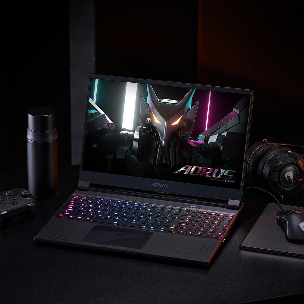 GIGABYTE AORUS 15X Laptop - 39.6 cm (15.6&quot;) - Intel® Core™ i9-13900HX - 16 GB DDR5-SDRAM - 1 TB SSD - NVIDIA GeForce RTX 4070 - Wi-Fi 6E - Windows 11 Home - Black