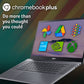 Acer Chromebook Plus 515 - 39.6 cm (15.6") - Intel® Core i3-1215U - 8 GB LPDDR5x-SDRAM - 256 GB SSD - Wi-Fi 6E - Chrome OS - Grey