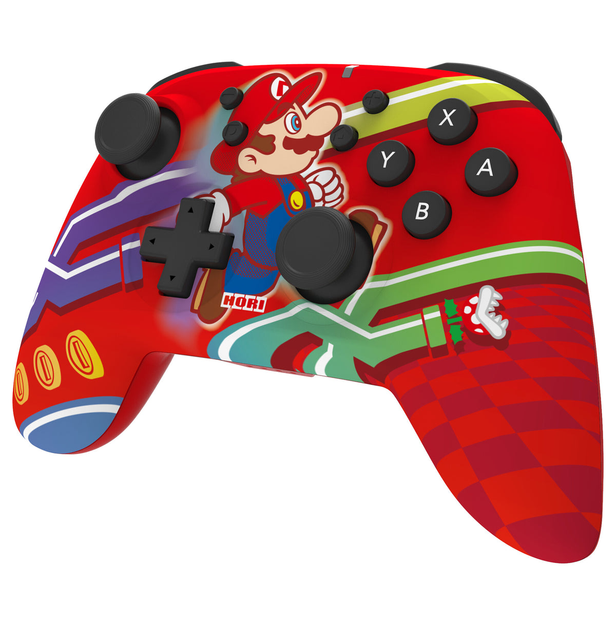 Hori HORIPAD - Bluetooth Wireless Gaming Controller for Nintendo Switch - Super Mario