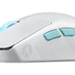 ASUS ROG Harpe Ace "Aim Lab Edition" - RF Wireless + Bluetooth + USB Type-C Opto-mechanical Mouse in White - 36,000 DPI
