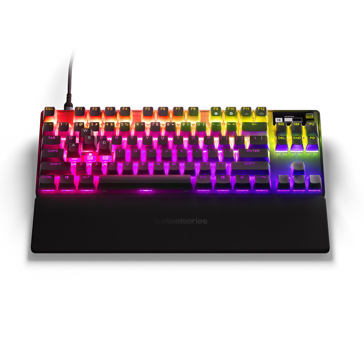 Steelseries APEX PRO TKL - USB Wired RGB Mechanical Gaming Keyboard in Grey (QWERTY UK)