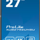 iiyama ProLite XUB2792UHSU-B6 - 68.6 cm (27") - 3840 x 2160 pixels Dual UHD LED Monitor
