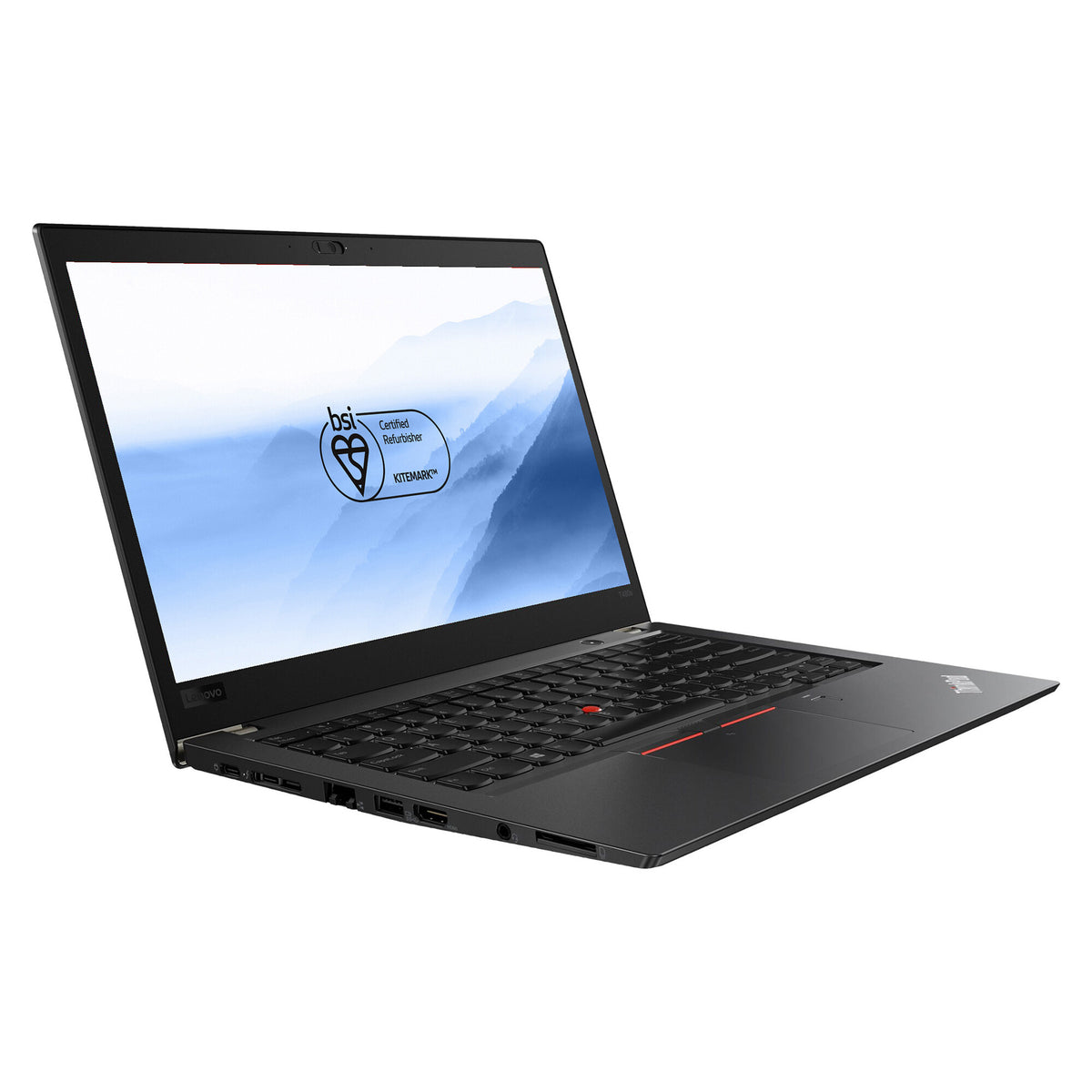 Lenovo ThinkPad T480S Laptop - 35.6 cm (14”) - Intel® Core™ i5-8250U - 8 GB DDR4-SDRAM - 256GB SSD - Wi-Fi 5 - Windows 10 Pro - Black - Refurbished