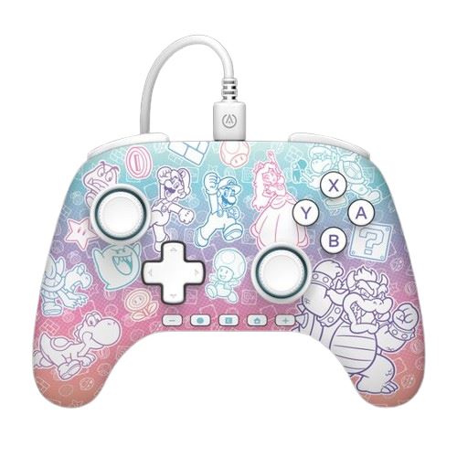 PowerA Advantage Wired Controller for Nintendo Switch 2 - Mushroom Kingdom