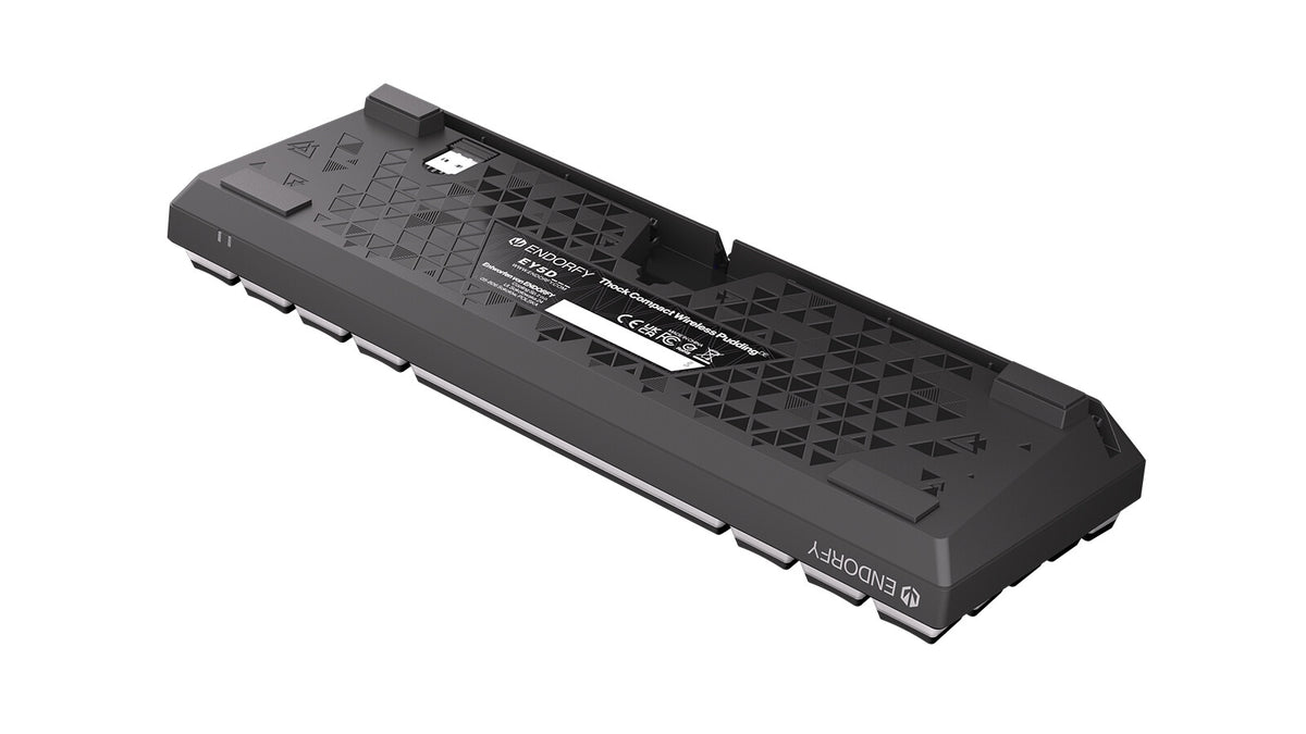 ENDORFY Thock Compact - USB Wired + RF Wireless RGB Mechanical Keyboard in Black (QWERTZ German)