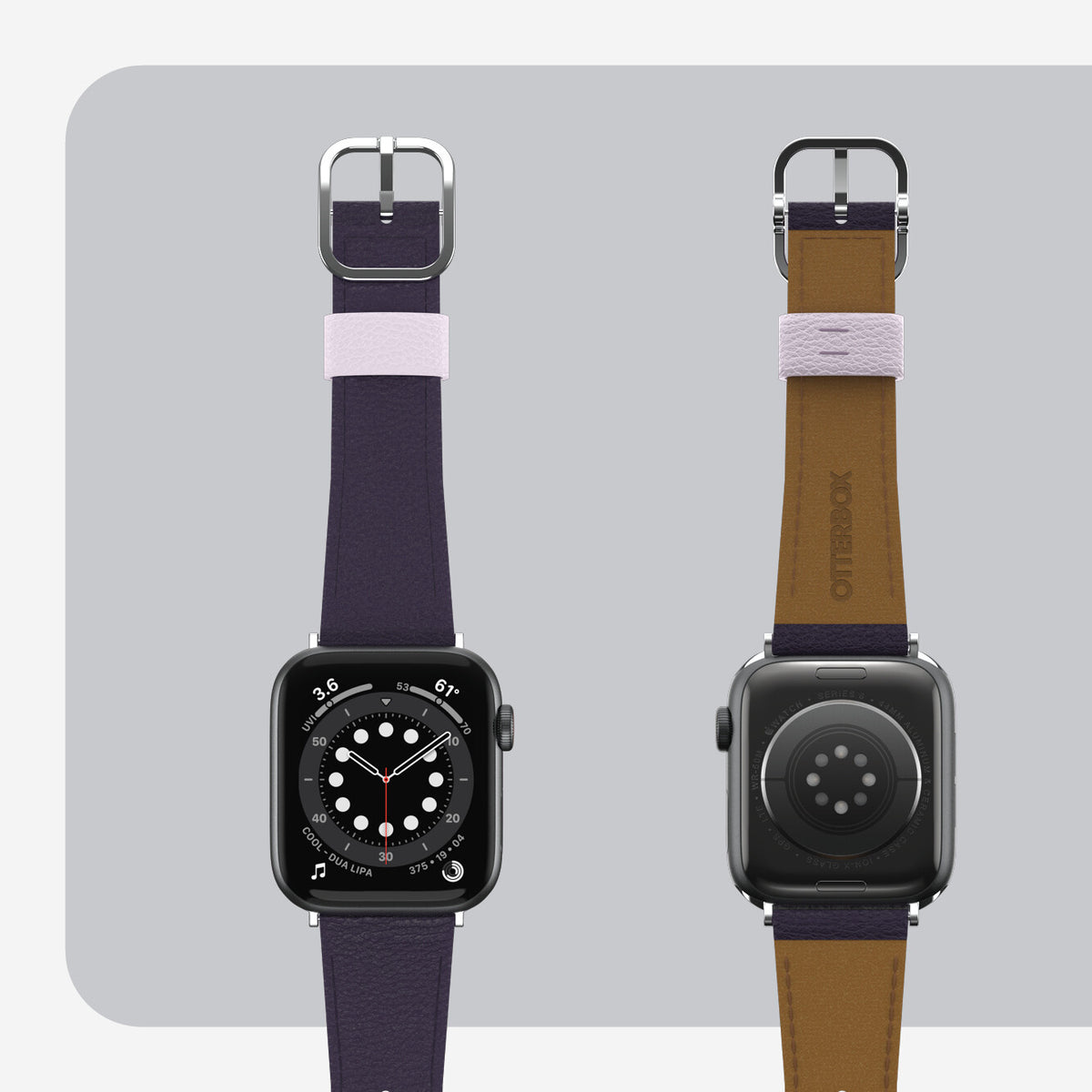 OtterBox Symmetry Cactus Series for Apple Watch 42/44/45mm in Plum Luxe