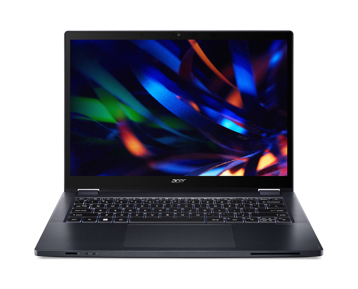 Acer TravelMate Spin P4 - Hybrid (2-in-1) - 35.6 cm (14") - Touchscreen - Intel® Core™ i5-1335U - 16 GB DDR4-SDRAM - 512 GB SSD - Wi-Fi 6E - Windows 11 Pro - Blue