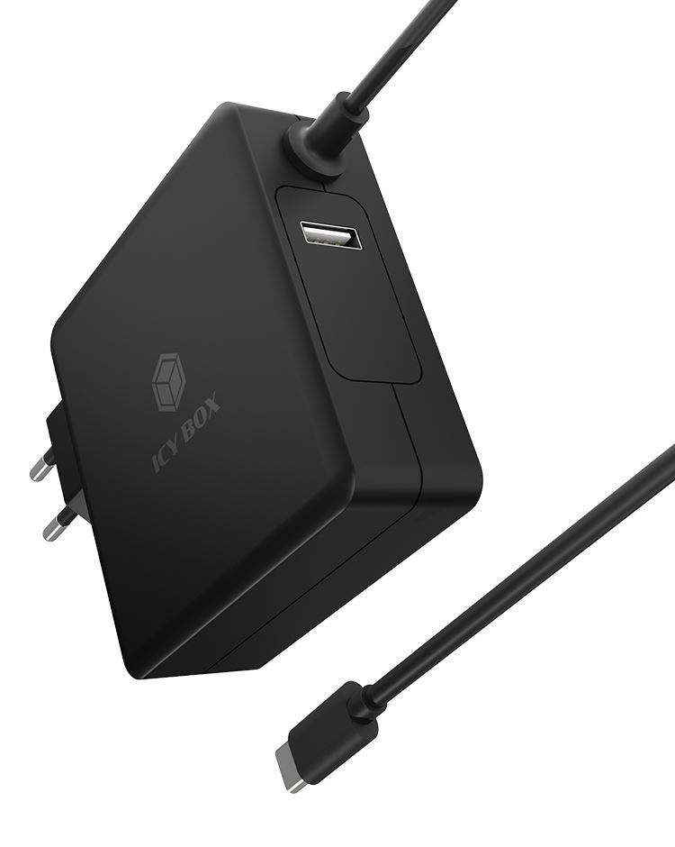ICY BOX IB-PS101-PD Laptop, Smartphone, Tablet Black AC Indoor
