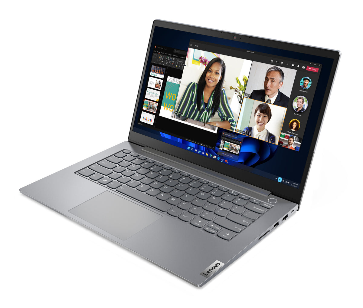 Lenovo ThinkBook 14 Laptop - 35.6 cm (14&quot;) - AMD Ryzen™ 5 5625U - 8 GB DDR4-SDRAM - 256 GB SSD - Wi-Fi 6 - Windows 11 Pro - Grey