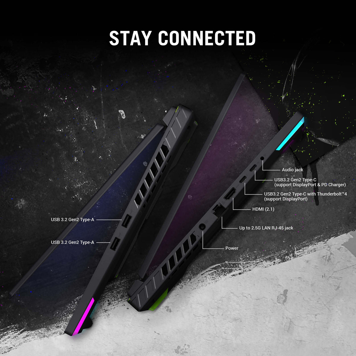 ASUS ROG Strix G16 Laptop - 40.6 cm (16") - Intel® Core™ i9-13980HX - 16 GB DDR5-SDRAM - 1 TB SSD NVIDIA - GeForce RTX 4080 - Wi-Fi 6E - Windows 11 Home - Grey
