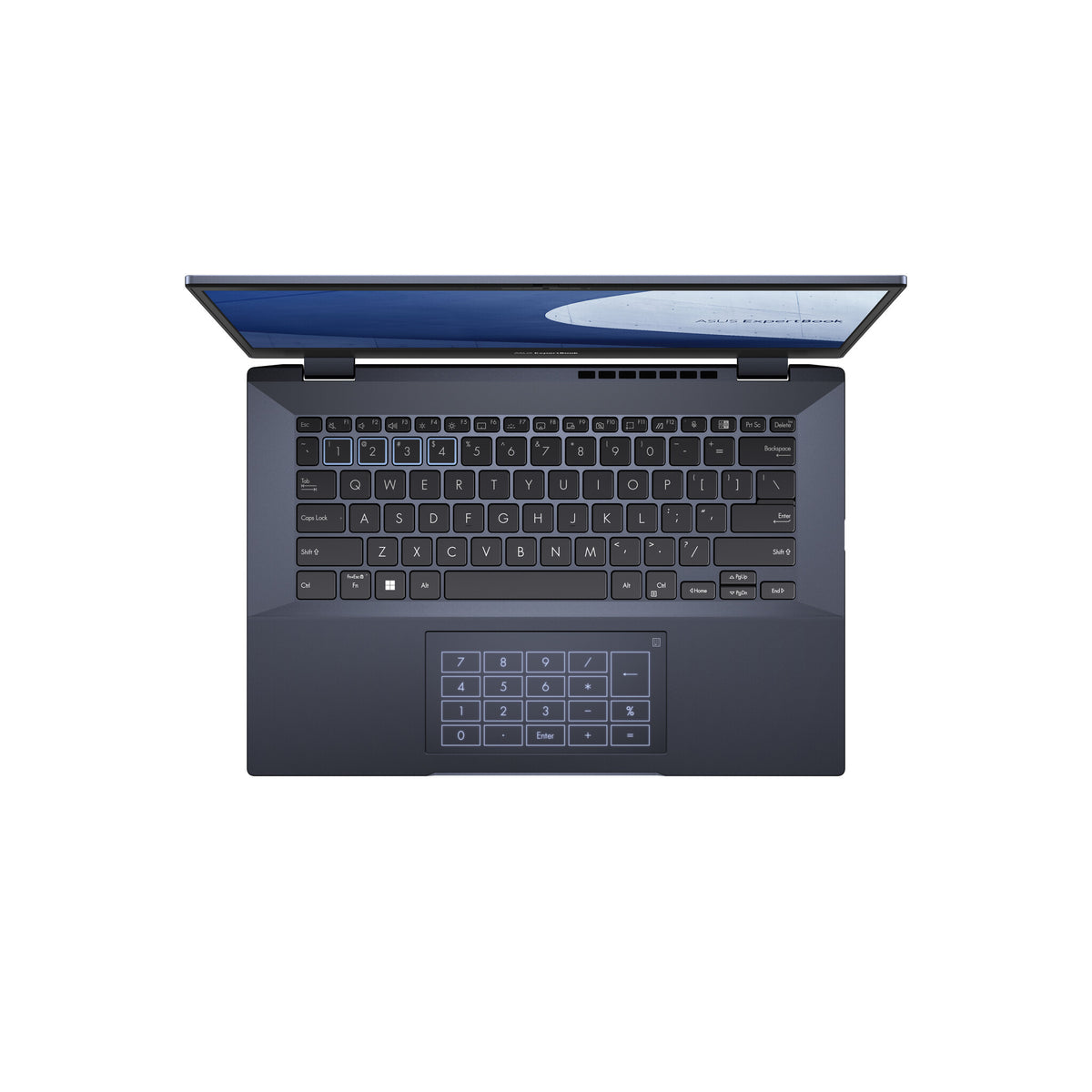 ASUS ExpertBook B5 Laptop - 35.6 cm (14") - Intel® Core™ i7-1260P - 16 GB DDR5-SDRAM - 512 GB SSD - Wi-Fi 6E - Windows 11 Pro - Black