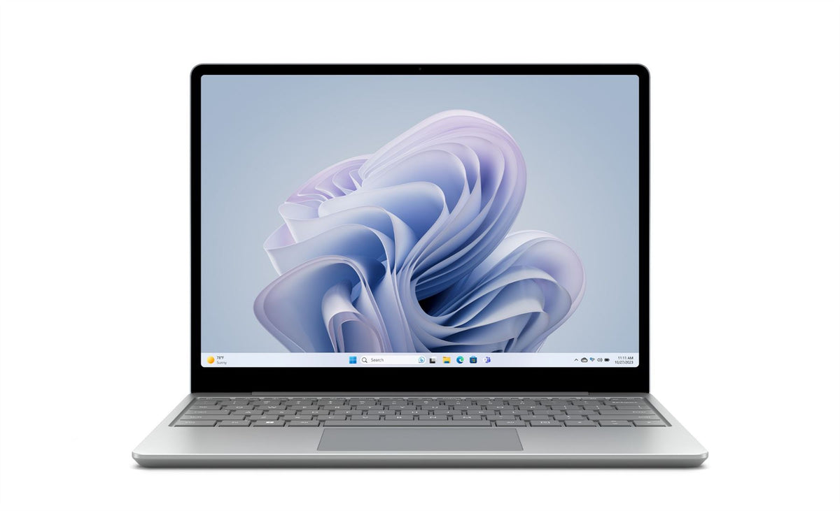 Microsoft Surface Laptop Go 3 31.5 cm (12.4") Touchscreen Intel® Core™ i5 i5-1235U 8 GB LPDDR5-SDRAM 128 GB Flash Wi-Fi 6 (802.11ax) Windows 11 Pro Platinum