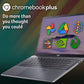 Acer Chromebook Plus 514 - 35.6 cm (14") - AMD Ryzen 3 7320C - 8 GB LPDDR5x-SDRAM - 128 GB SSD - Wi-Fi 6 - ChromeOS - Grey