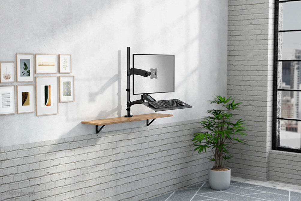 Neomounts FPMA-D500KEYB - Desk monitor / keyboard mount for 25.4 cm (10") to 68.6 cm (27")