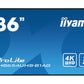 iiyama ProLite LH8654UHS-B1AG - 2.17 m (85.6") - 3840 x 2160 pixels 4K UHD LED Monitor