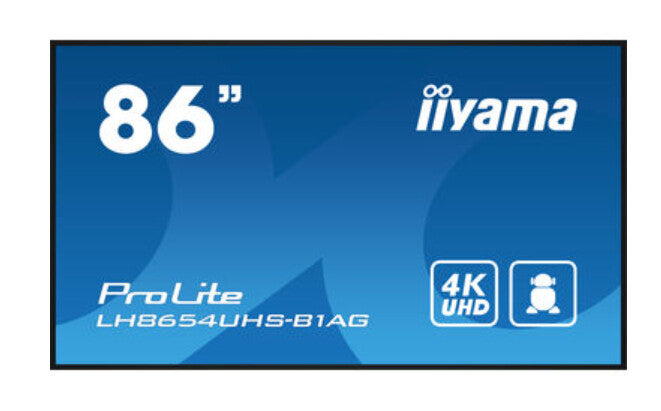 iiyama ProLite LH8654UHS-B1AG - 2.17 m (85.6") - 3840 x 2160 pixels 4K UHD LED Monitor