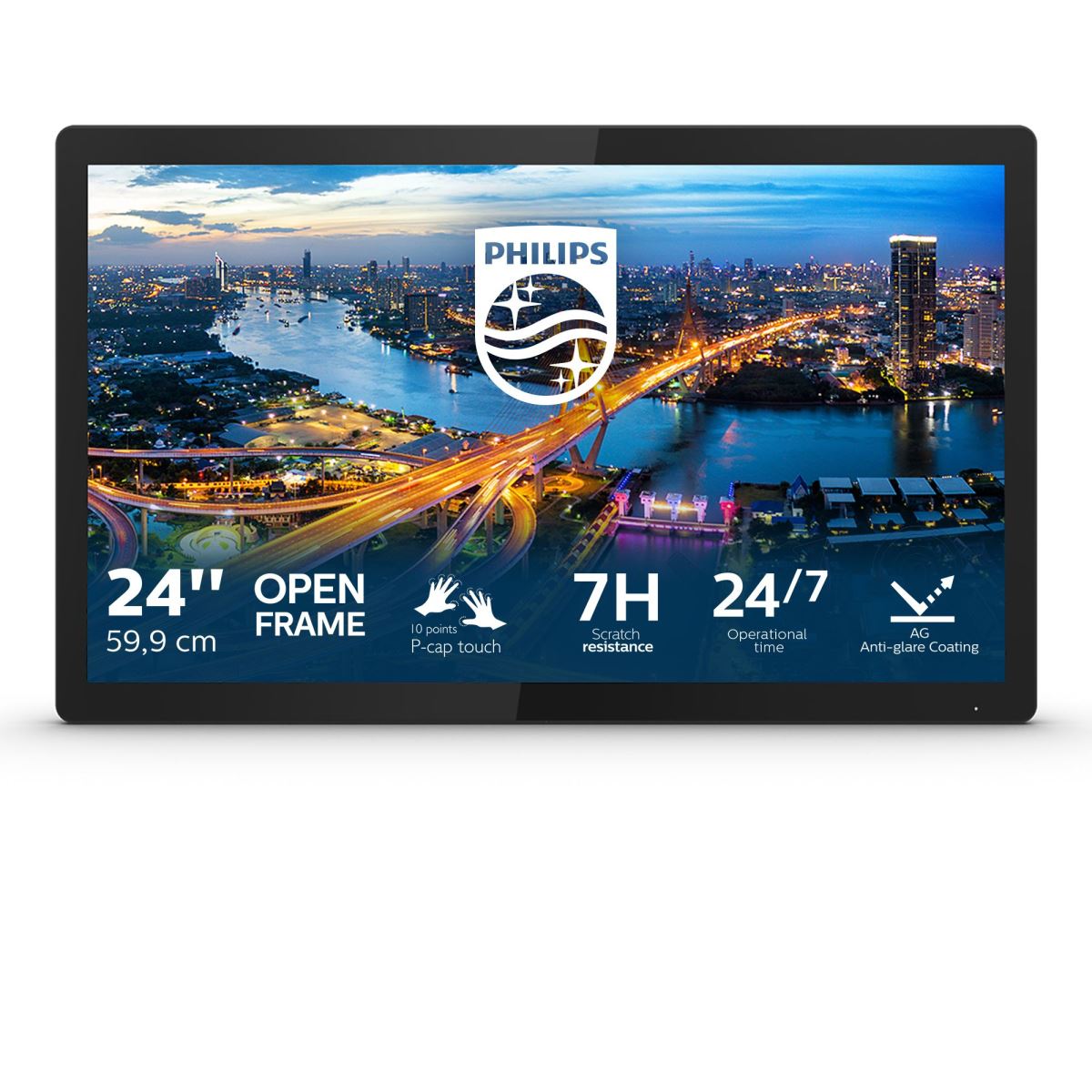 Philips B Line 242B1TFL/00 Computer Monitor 60.5 cm (23.8") 1920 x 108 ...