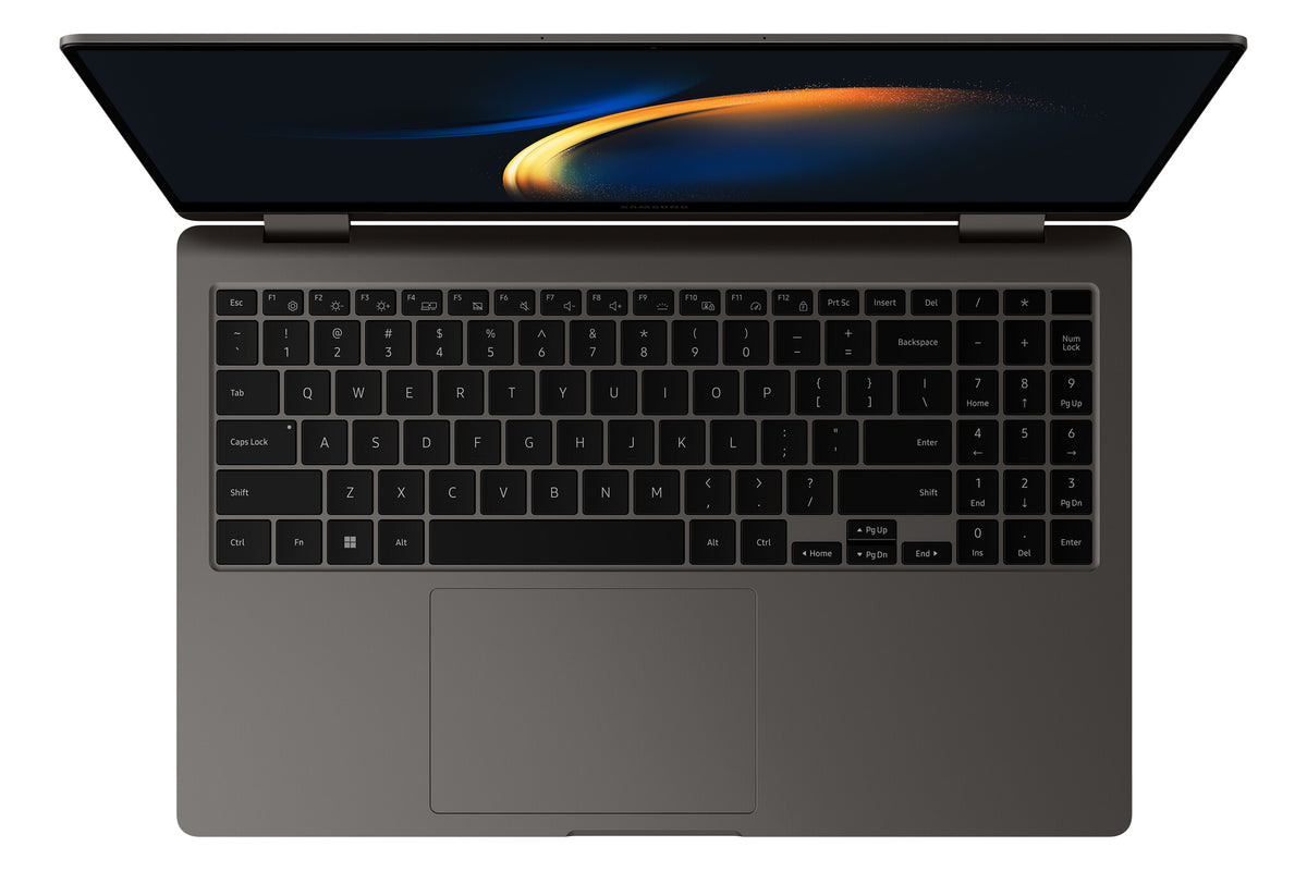 Samsung Galaxy Book3 360 Hybrid (2-in-1) - 39.6 cm (15.6&quot;) - Touchscreen - Intel® Core™ i5-1340P - 8 GB LPDDR4x-SDRAM - 256 GB SSD - Wi-Fi 6E - Windows 11 Home - Graphite