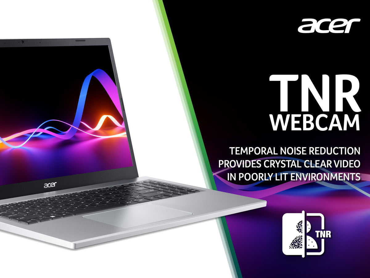 Acer Aspire 3 A315-510P Laptop  - 39.6 cm (15.6&quot;) - Intel Core i3-N305 - 8 GB DDR5-SDRAM - 512 GB SSD - Wi-Fi 5 - Windows 11 Home - Silver