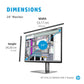 HP Z24u G3 - 61 cm (24") - 1920 x 1200 pixels LCD Monitor