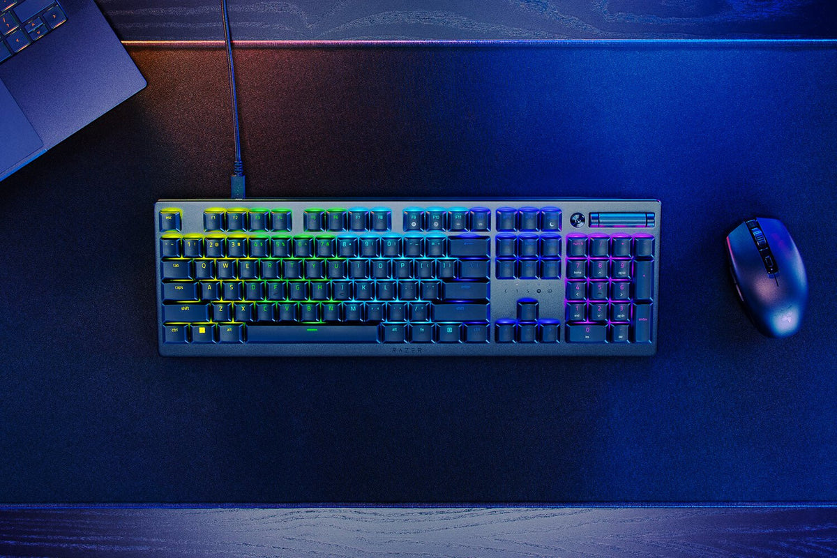 Razer DeathStalker V2 - USB Wired RGB Opto-Mechanical Keyboard in Black (QWERTY UK)