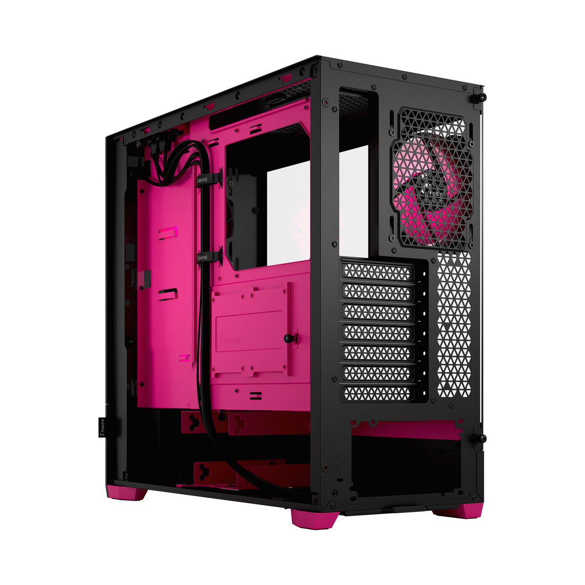 Fractal Design Pop Air - ATX Mid Tower Case in Black / Magenta