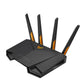 ASUS TUF Gaming AX3000 V2 - Gigabit Ethernet Dual-band (2.4 GHz / 5 GHz) wireless router in Black / Orange