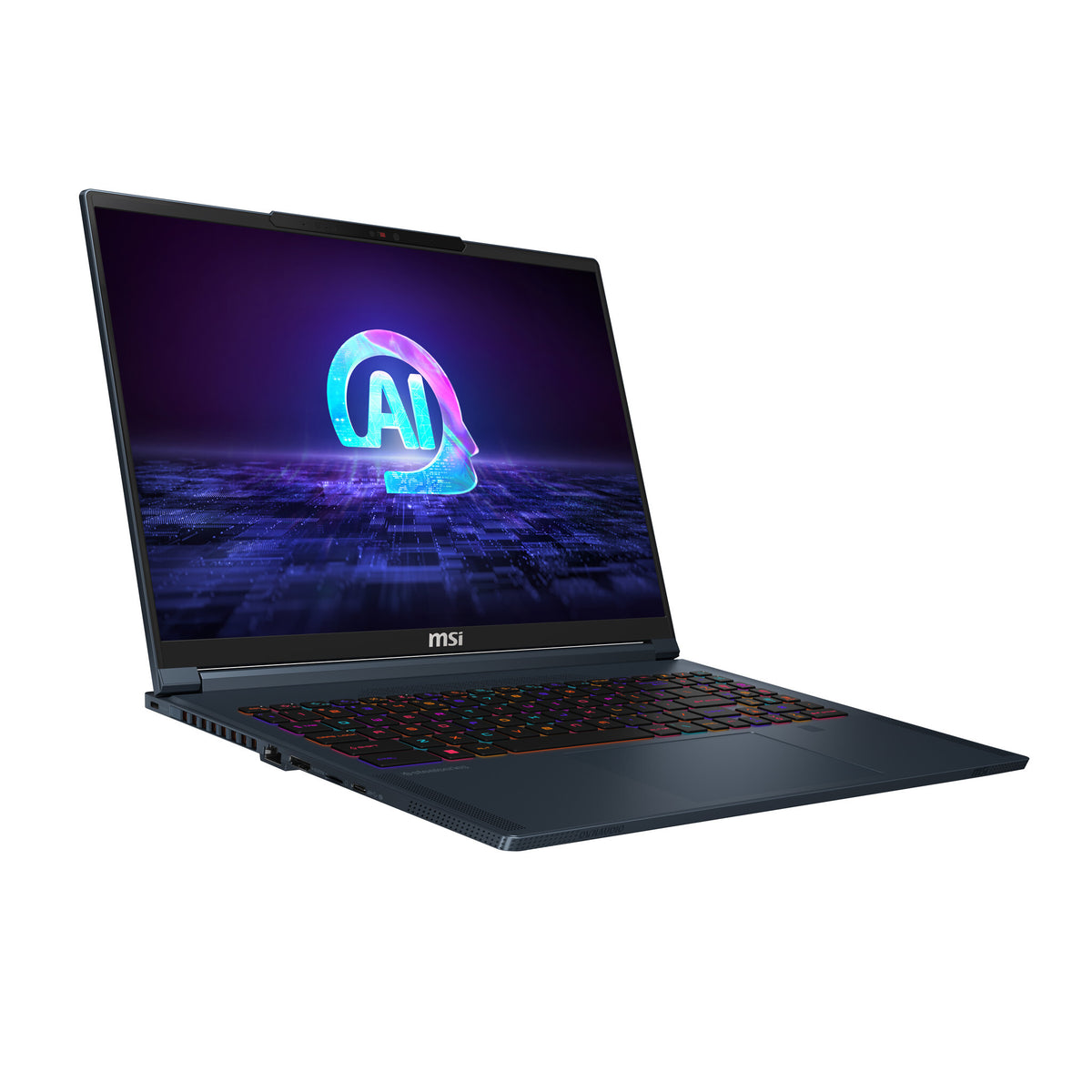 MSI Stealth 16 AI Studio Laptop - 40.6 cm (16") - Intel Core Ultra 7 155H - 32 GB DDR5-SDRAM - 1 TB SSD - NVIDIA GeForce RTX 4060 - Wi-Fi 7 - Windows 11 Home - Blue