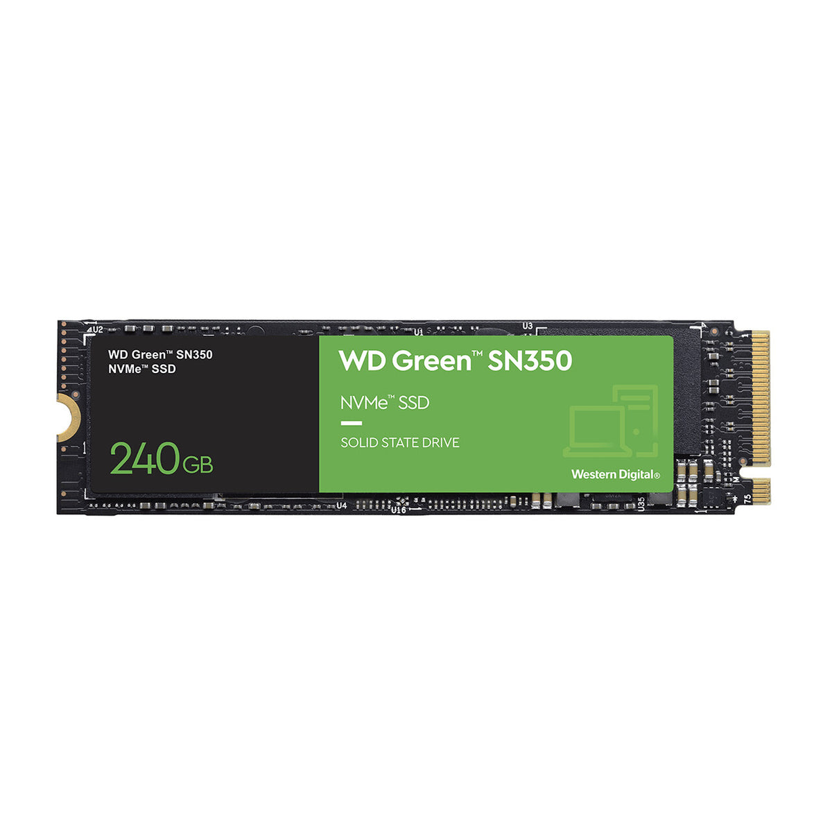 Western Digital WD Green SN350 - PCI Express 3.0 NVMe M.2 SSD - 240 GB