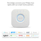 Philips Hue Lily Outdoor Lights Base Kit in Black - White and colour ambience (Pack of 3 & Bridge)