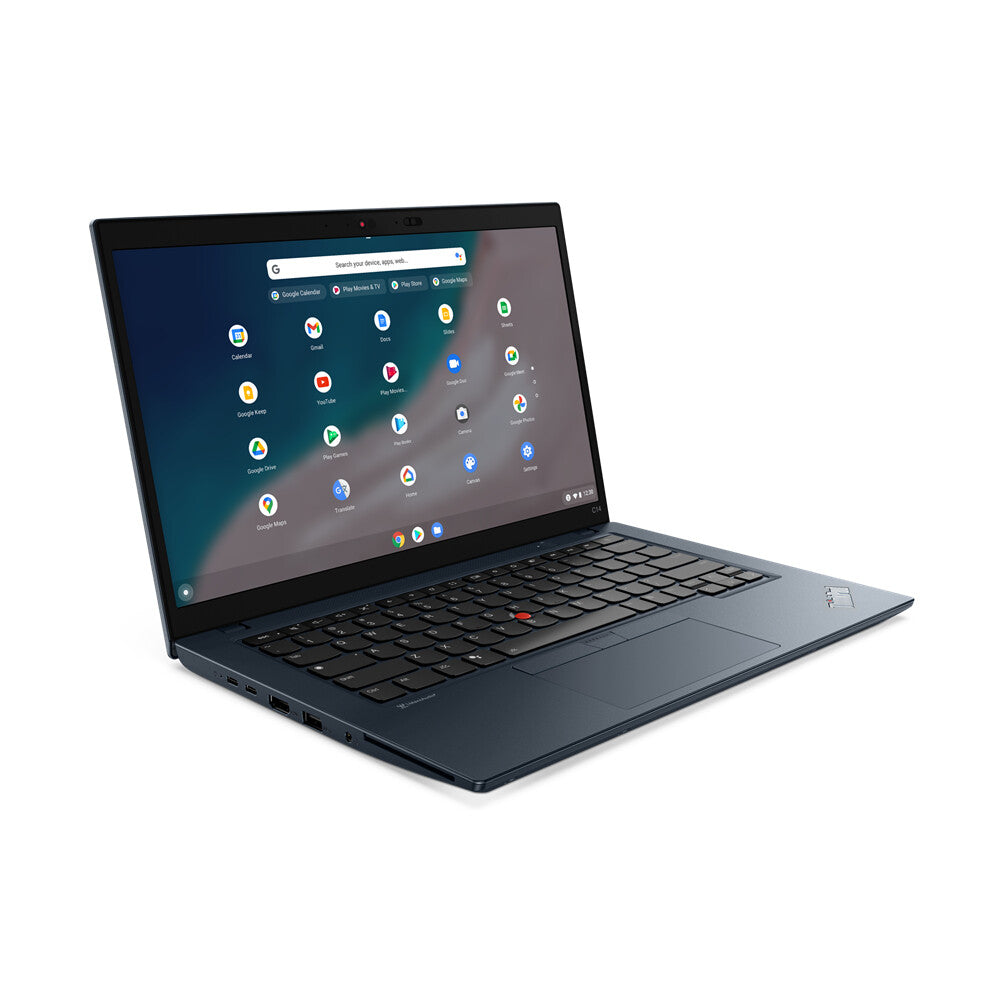 Lenovo ThinkPad C14 Gen 1 Chromebook - 35.6 cm (14") - Intel® Core™ i5-1235U - 8 GB LPDDR4x-SDRAM - 128 GB eMMC - Wi-Fi 6E - ChromeOS - Blue