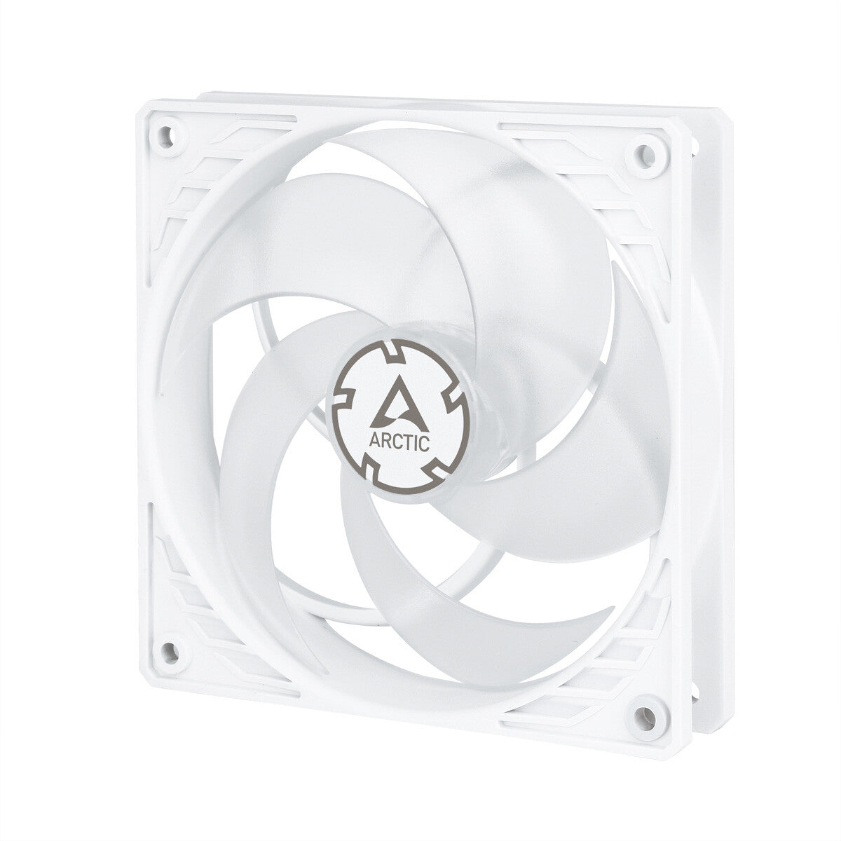 ARCTIC P12 PWM PST - Computer Case Fan in White / Transparent - 120mm