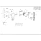 Manhattan 461382 - Wall monitor mount for 33 cm (13") to 68.6 cm (27")