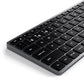Satechi Slim X1 Mini - Bluetooth Backlit Keyboard in Black / Grey (QWERTY UK)