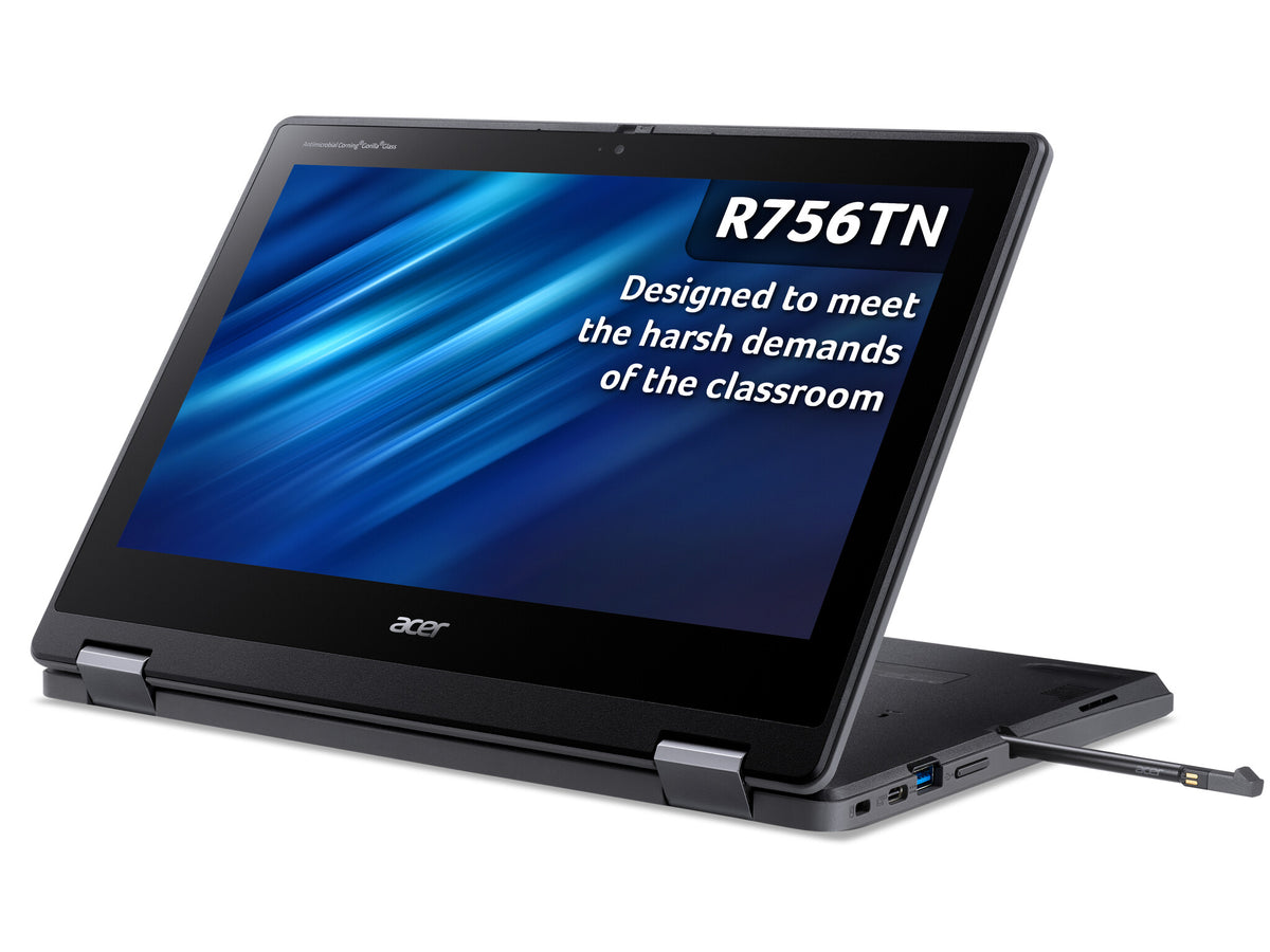 Acer Chromebook Spin 511 - 29.5 cm (11.6") - Touchscreen - Intel® N100 - 4 GB LPDDR5-SDRAM - 64 GB eMMC - Wi-Fi 6E - ChromeOS - Black